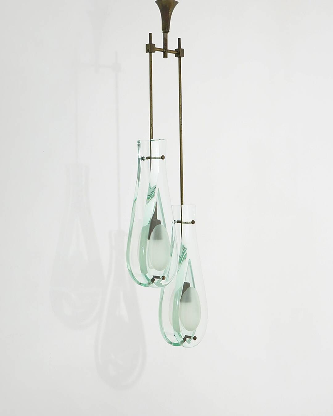 Pendant lamp mod. 2259/2 by Max Ingrand, Fontana Arte, 1960s