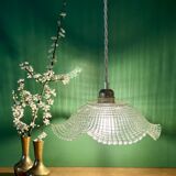 Vintage glass pendant light - tableware collection -