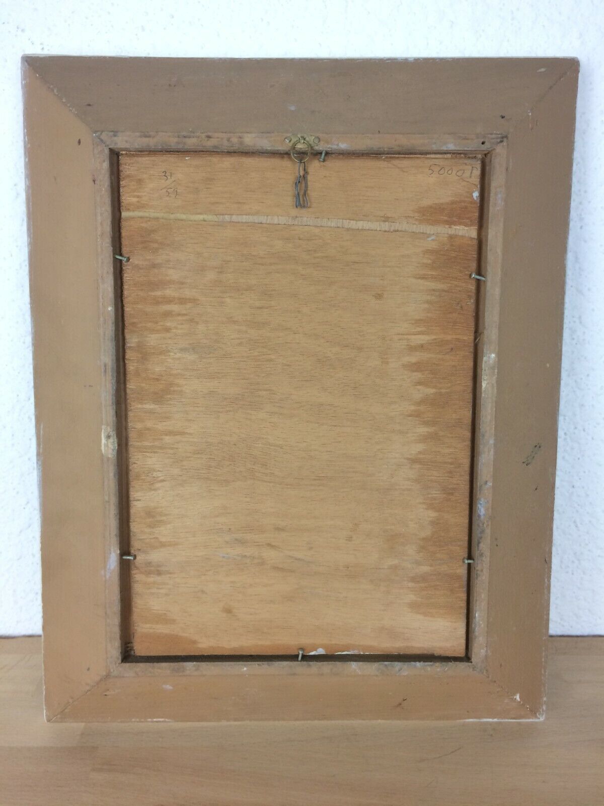 Painting The Scrubber painting on wood reproduction