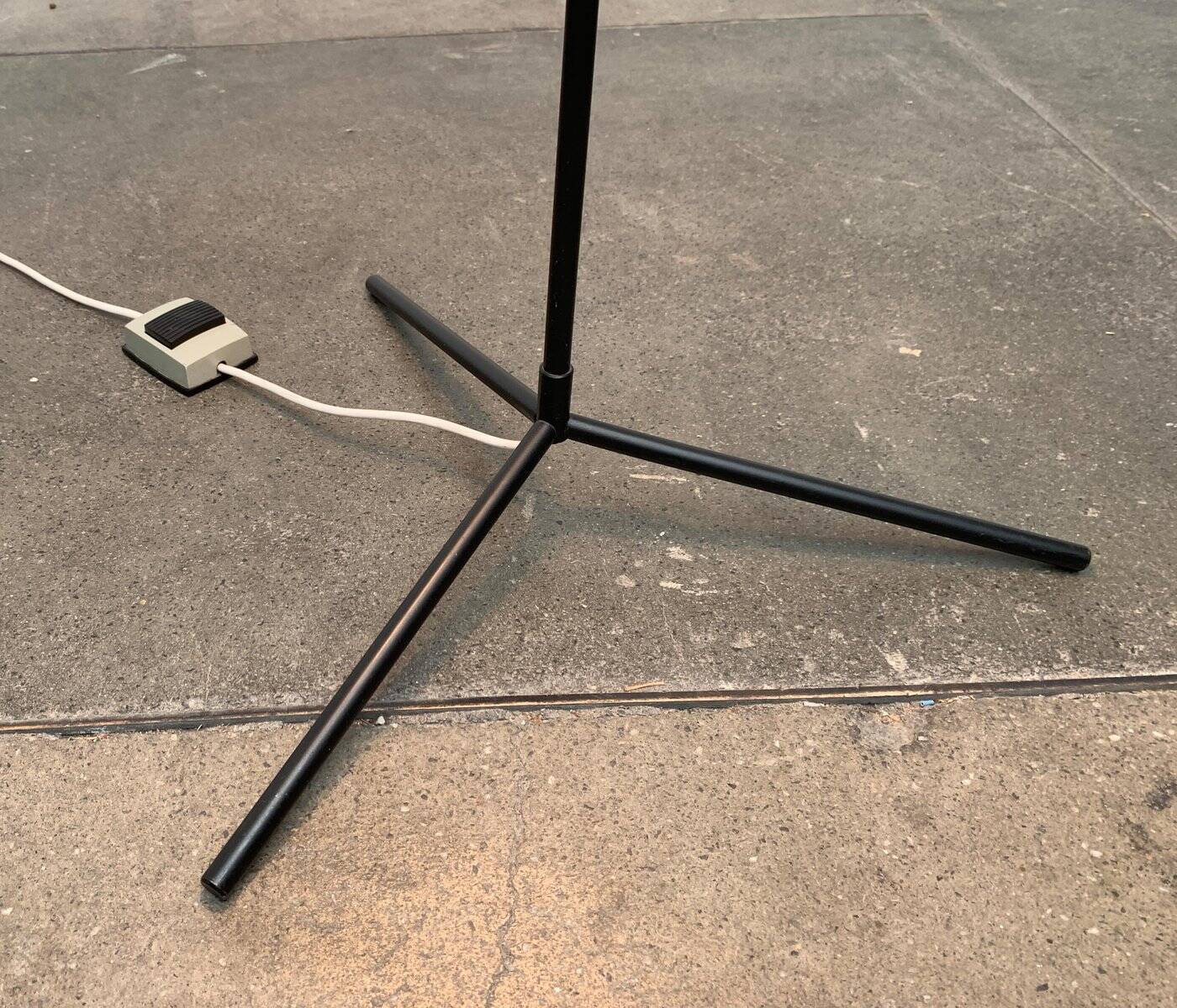 Mid-century minimalist tripod floor lamp