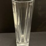 Square-based crystal vase