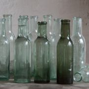 Bouteille en verre soufflé