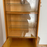 Vintage corner showcase Maison Capelle 60s