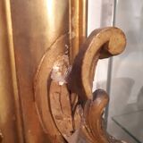 large mirror gilded fireplace eighteenth style