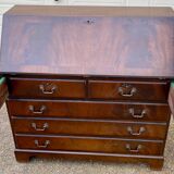 Secrétaire, commode, bureau, scribanne en acajou massif