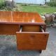 Large Vintage Modernist Desk – 1950s/1970s