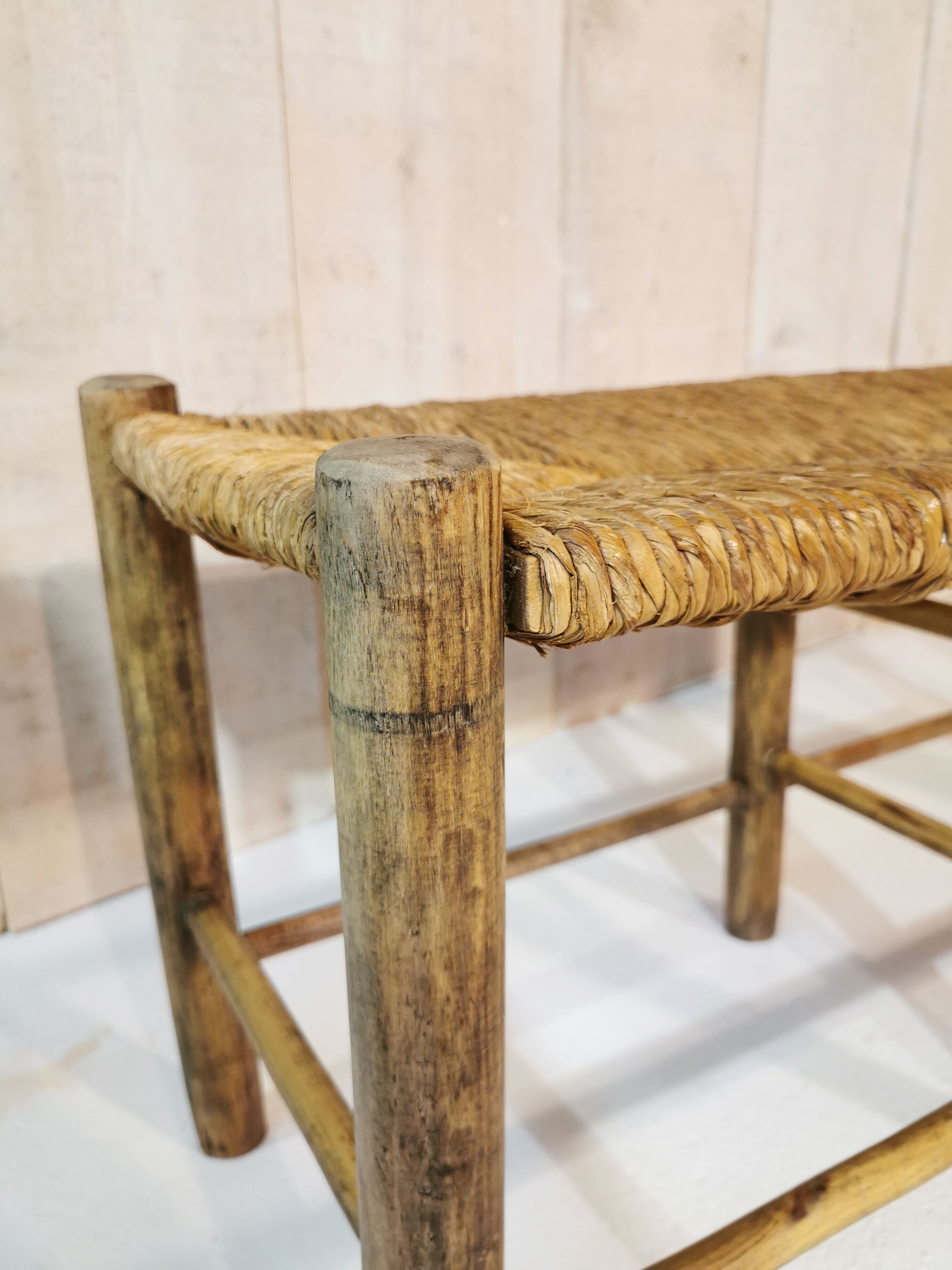 Straw bench