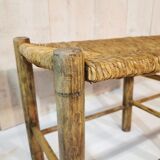 Straw bench