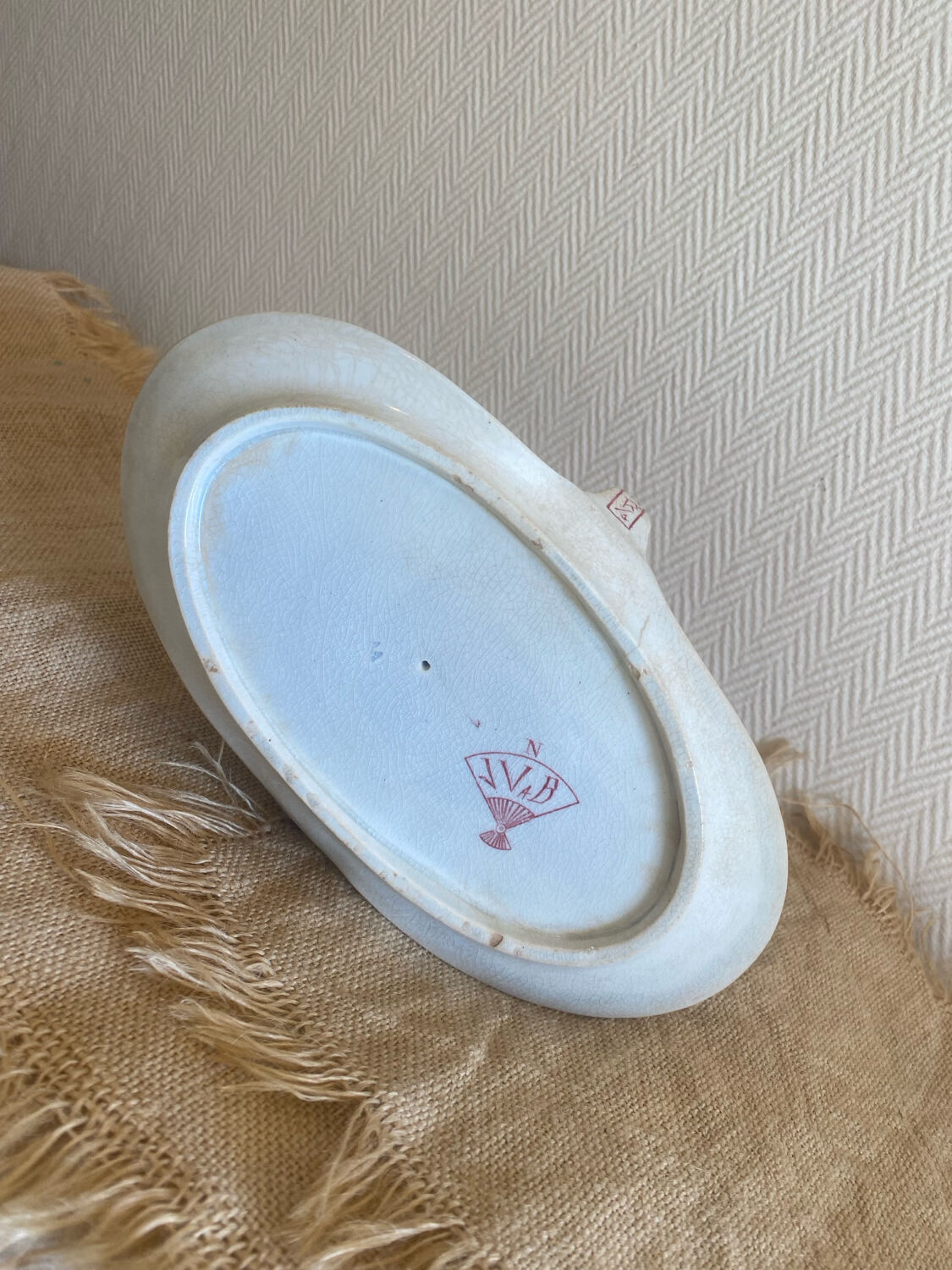 Antique sauce boat Jules Vieillard Bordeaux 19th century