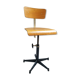 Vintage workshop chair, back height and adjustable seating
