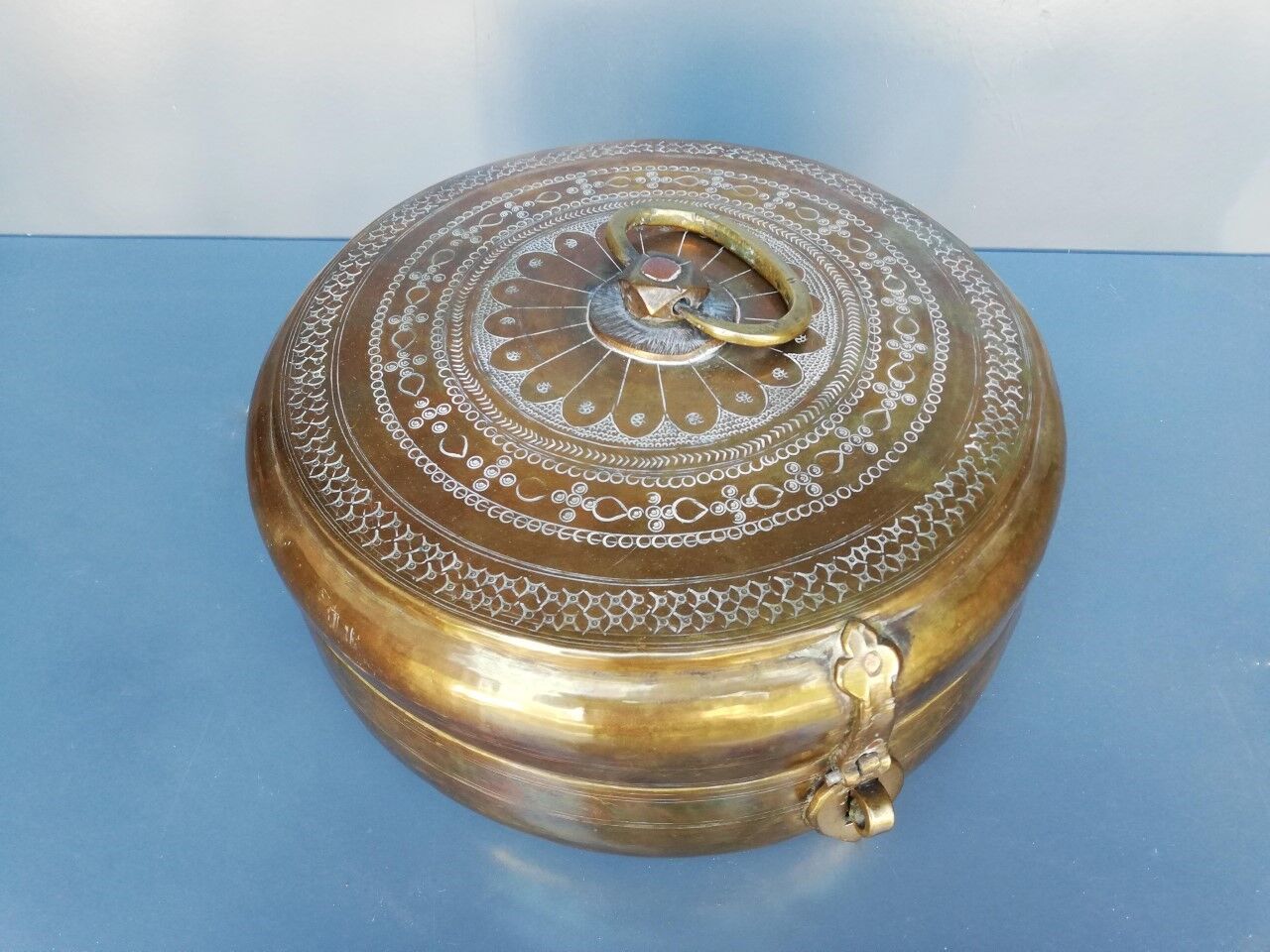 Indian copper box