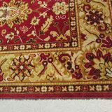 Grand tapis rouge et or, Persan Tabriz, 200 x 285 cm
