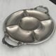 Plateau rond jean couzon en inox – Plat de service vintage design fran