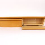 Wall console in solid wood, Switzerland 1940s