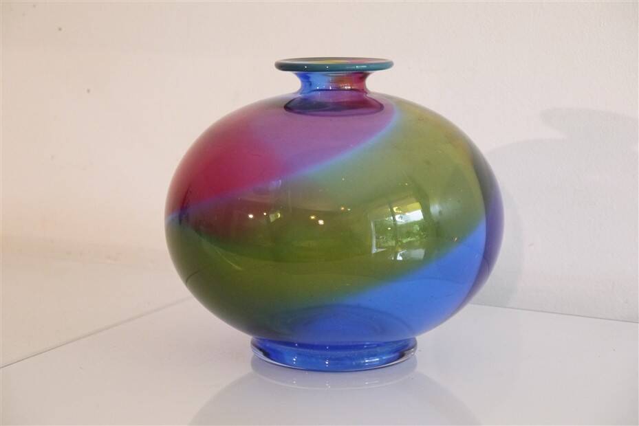 Swedish glass vase 1970