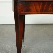 Heirloom Vintage Brown Leather Coffee Table by Weiman