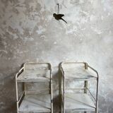 Boarding school bedside tables