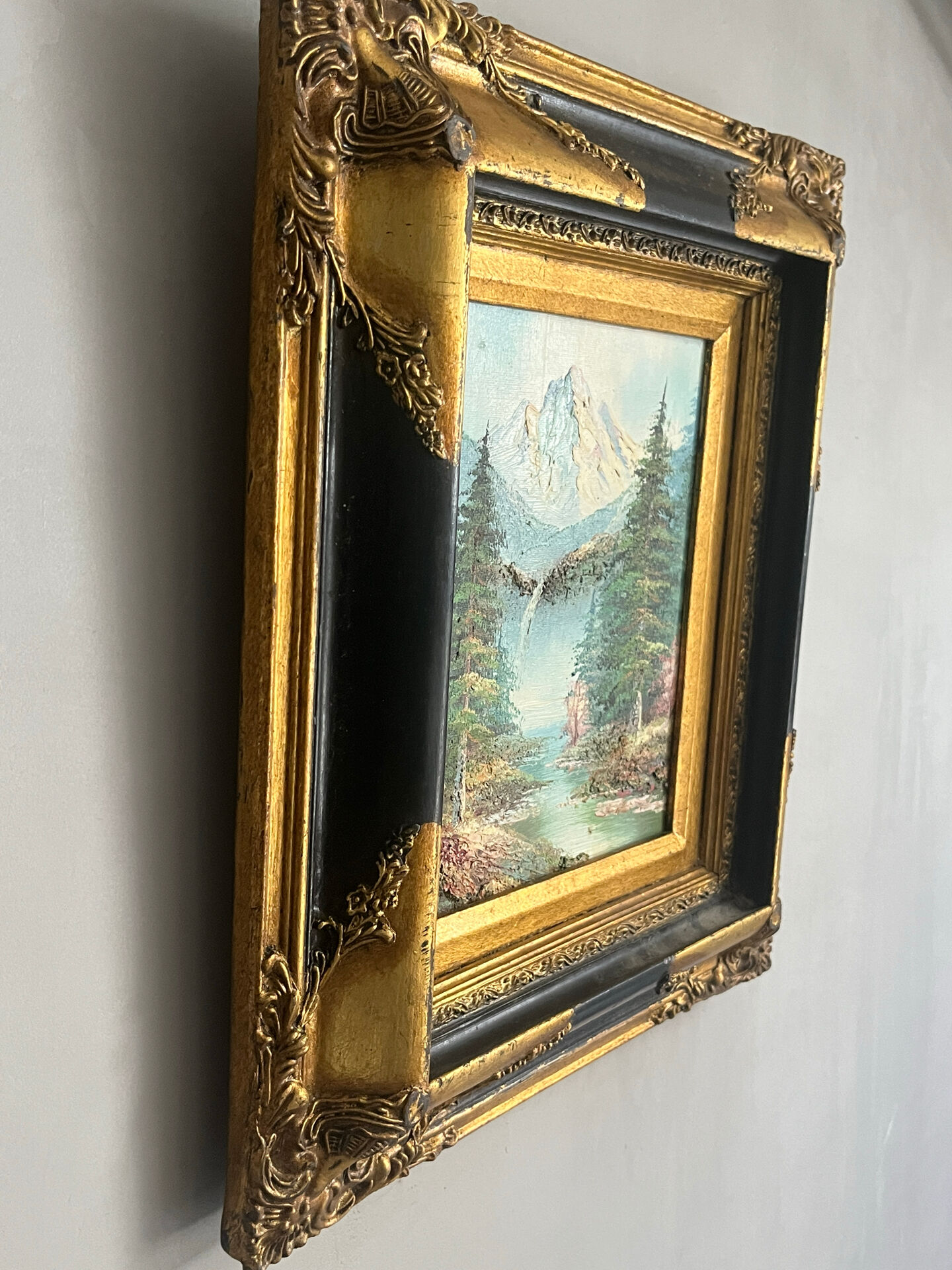 Landscape painting tableau