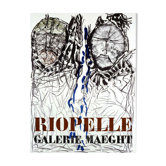 Jean-paul riopelle, galerie maeght, 1979. original exhibition poster edited in lithograph