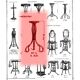 Plant stand, pedestal by Fischel 1890 Bent wood, No Thonet