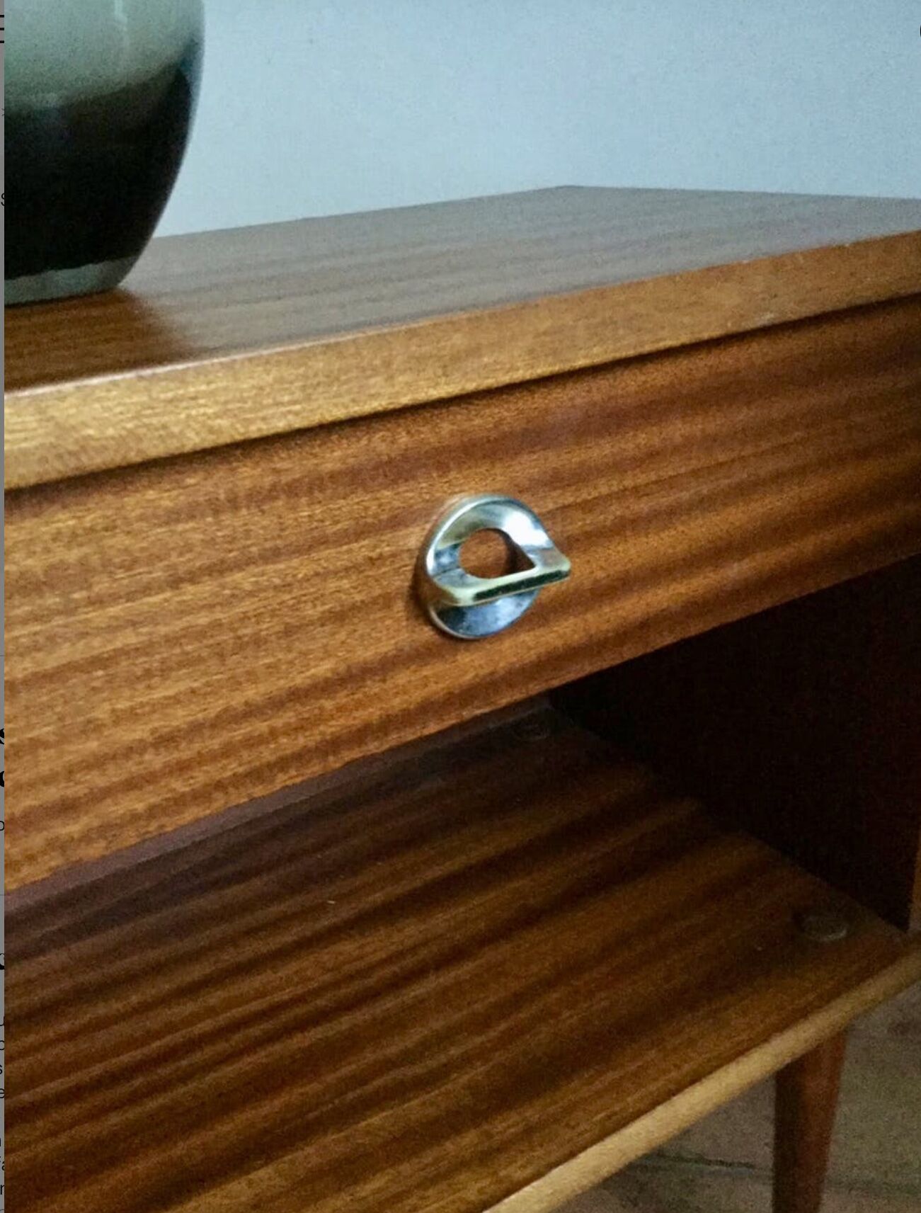 Bedside Scandinavian vintage from the 60s