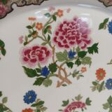 Limoges porcelain dish and solid silver strapping