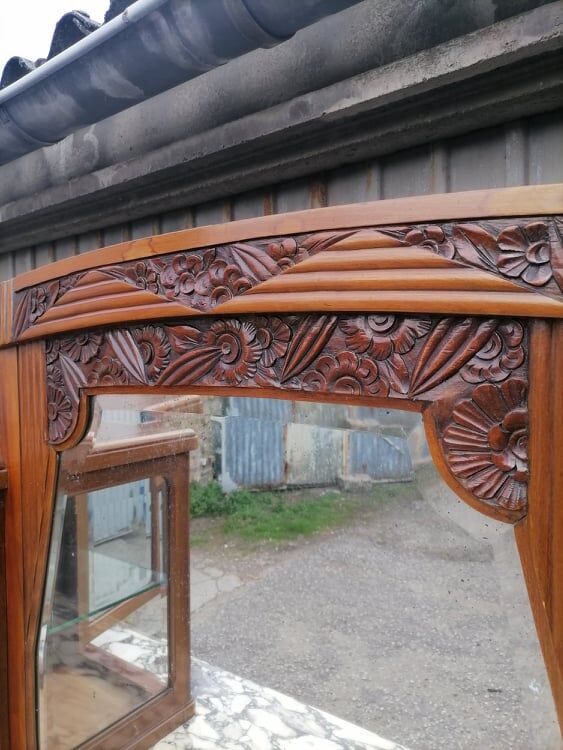 Old furniture bahut buffet mahogany art deco