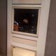 Woodwork trumeau with two mirrors
