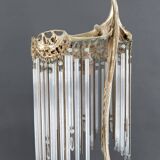 Lampe en Bronze et Pendeloques par H. Guimard, France, Art Nouveau, c. 1910