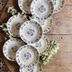 set of 10 vintage deep plates model Laval