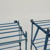Set of 3 Rigidex iron storage locker shelves 1950s
