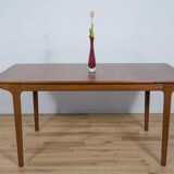 Table à manger extensible en teck de McIntosh, années 1960