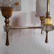 Lustre laiton et perspex