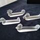 Box of 12 zoomorphic crystal knife holders from Vannes le Chatel