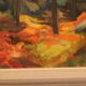 Original Mid Century Swedish Oil on Canvas – “Pine Forest” by Frans Be