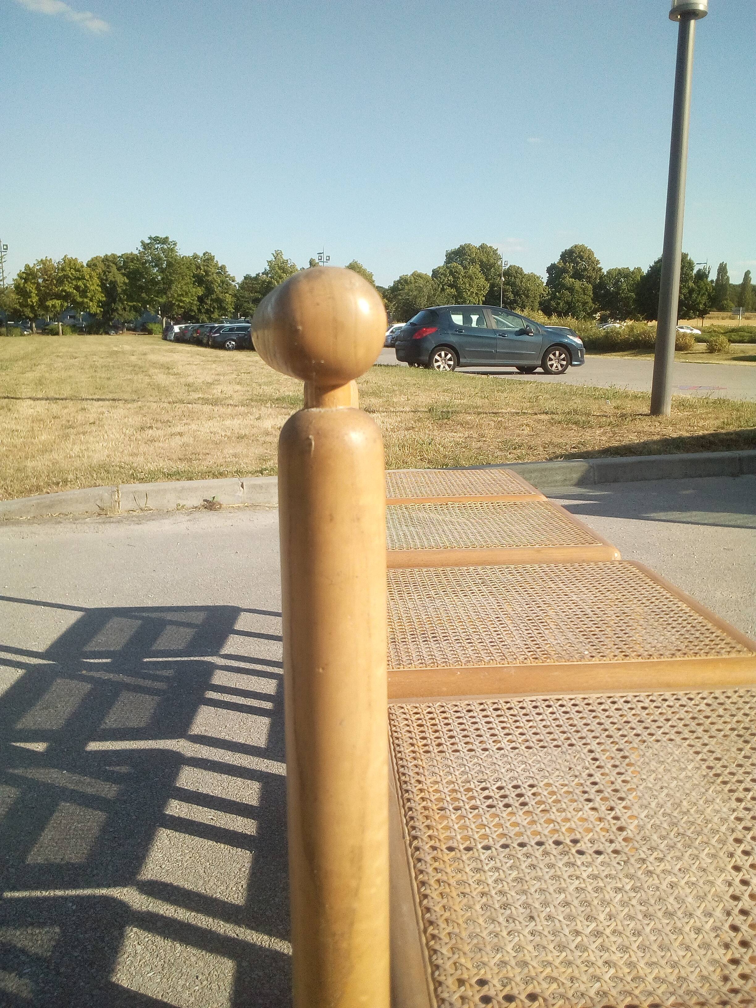 Series of 4 chairs with new canning