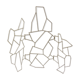 Paravent design en métal