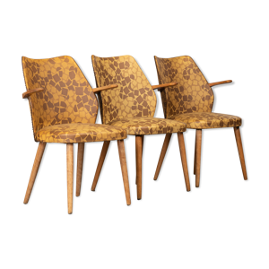 Fauteuils en vinyle danois