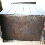 Large old wooden box