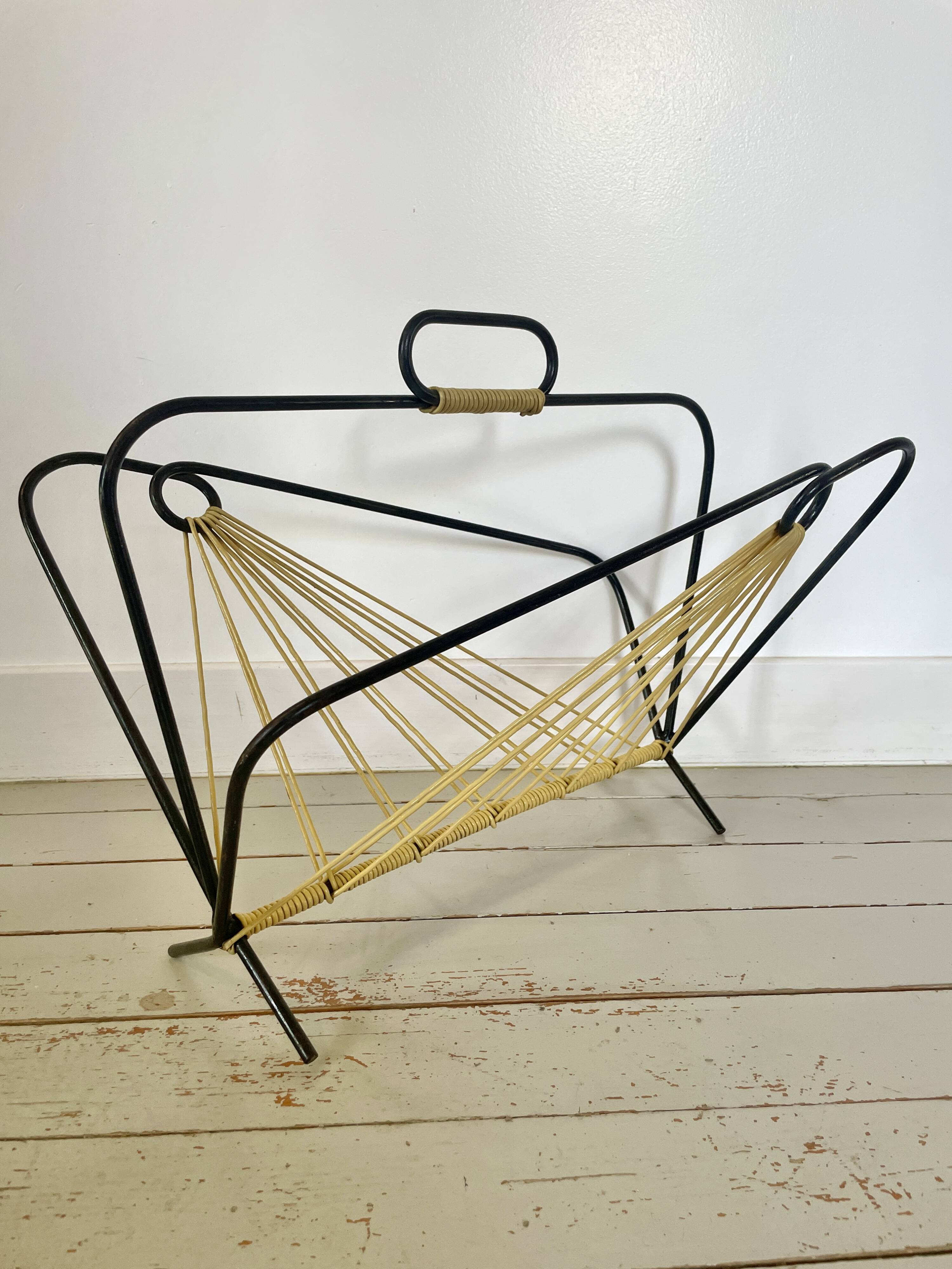 Porte-revues vintage scoubidou