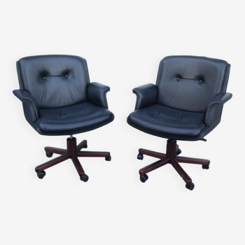 Pair of office chairs