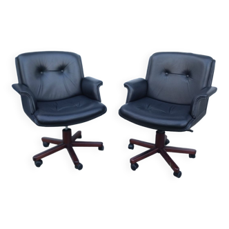 Pair of office chairs