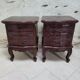 Carved bedside tables