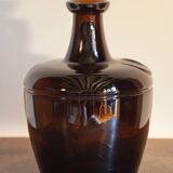 Vintage Amber Glass Pitcher