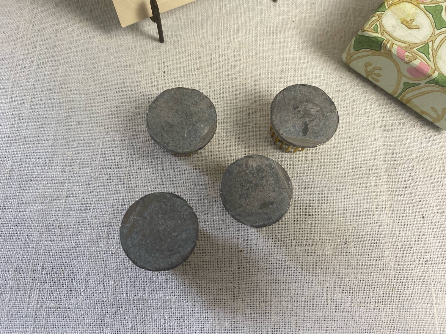 Set of 4 small florist/Ikebana flower picks