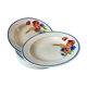 Lot de 8 assiettes creuses Salins modèle Champêtre