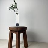 Vintage chrome vase