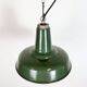 Industrial Green Enamel Factory Pendant Lamp, 1960s
