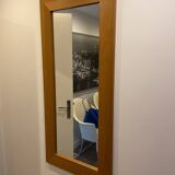 Solid oak mirror