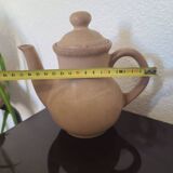 Old stoneware teapot